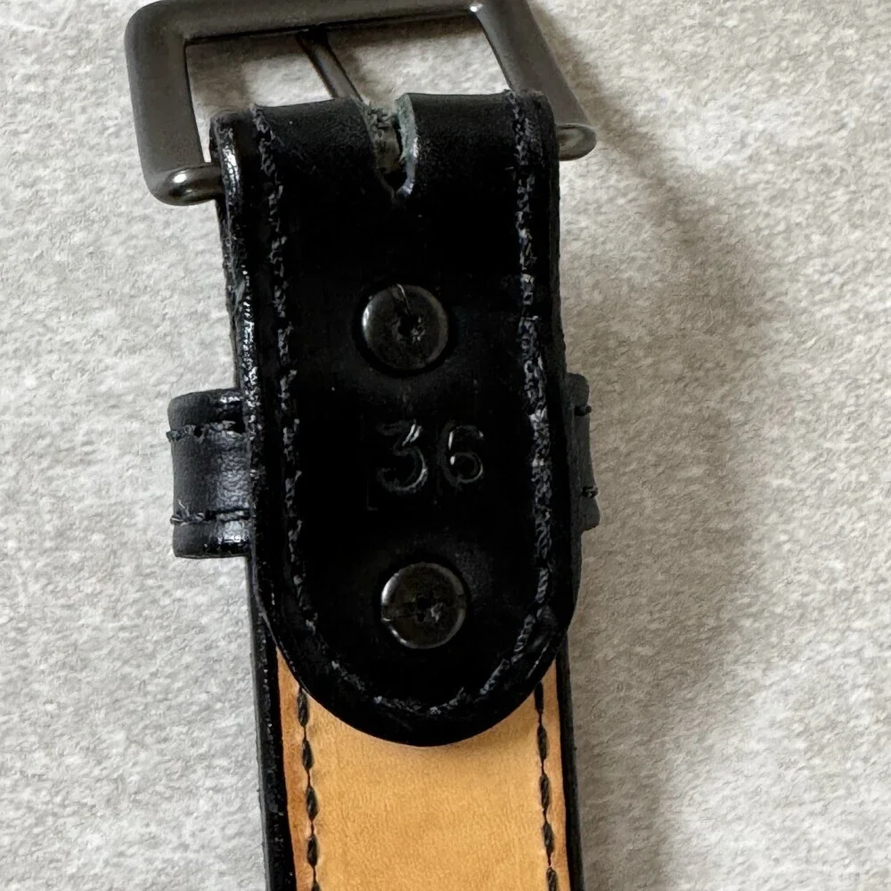 Mean Gene Leather Shooters Belt Size 36 1.5” Heavy Duty‎